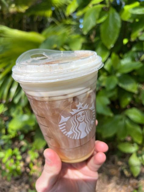 Starbucks Grande Cinnamon Caramel Cream Cold Brew。